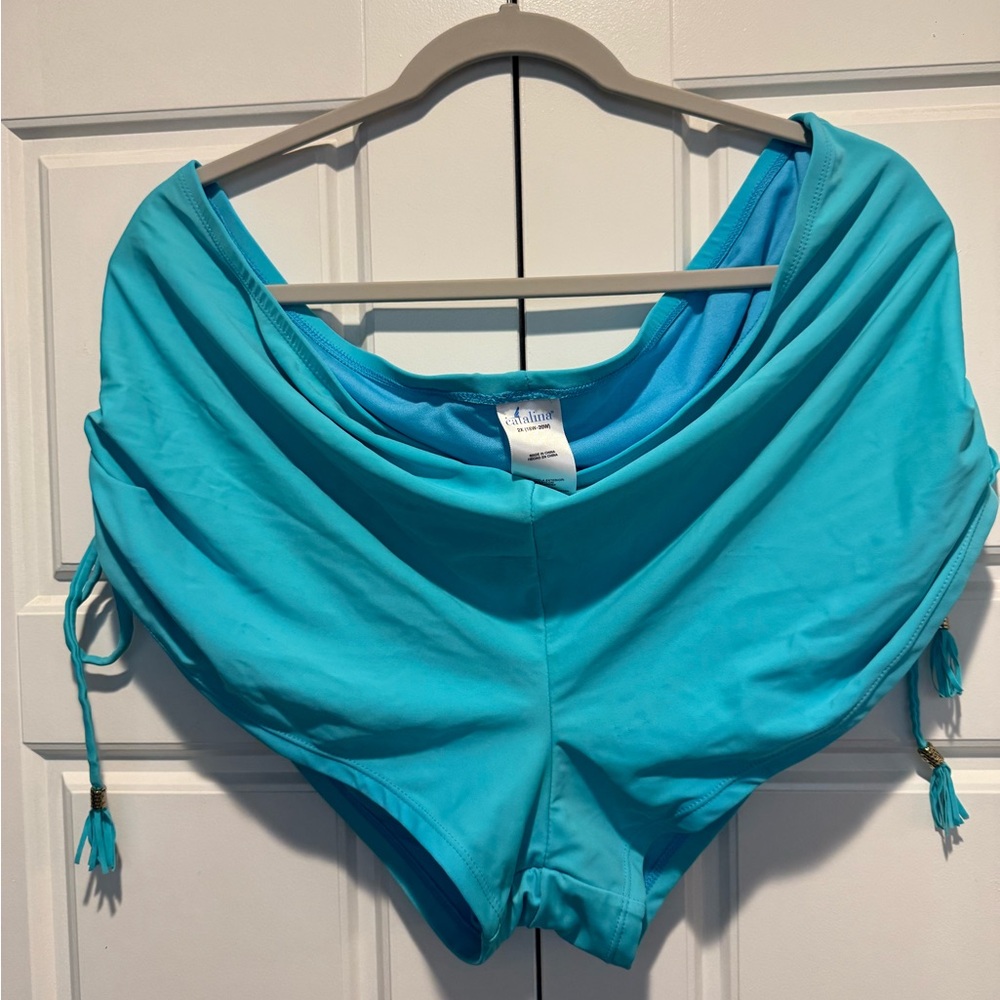 Blue Swim Shorts with Drawstring - 2XL